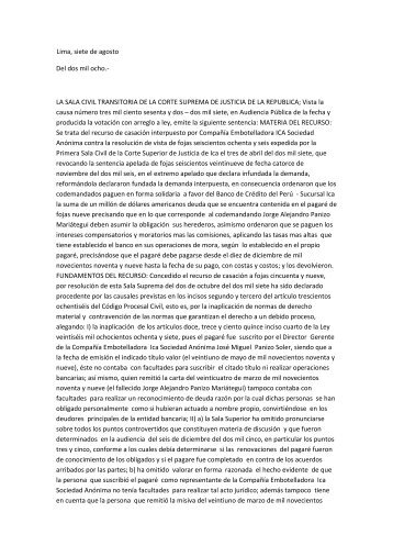 Lima, siete de agosto Del dos mil ocho.- LA SALA CIVIL ... - SPIJ