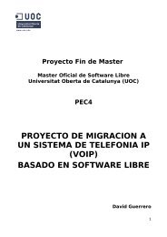 Proyecto de migración a un sistema de telefonia IP - Universitat ...