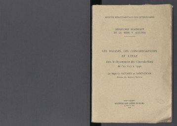 télécharger le pdf - Archives départementales des Côtes d'Armor