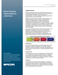 Epicor Express Implementación y Servicios