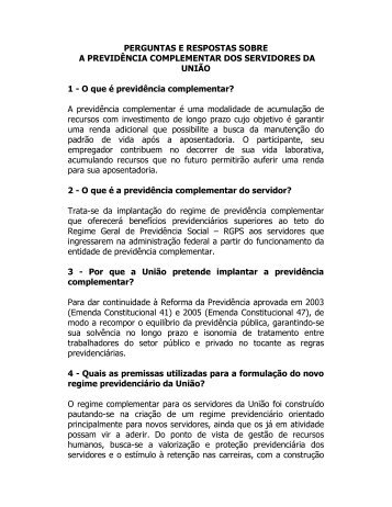 O que é previdência complementar? - Ministério da Previdência Social