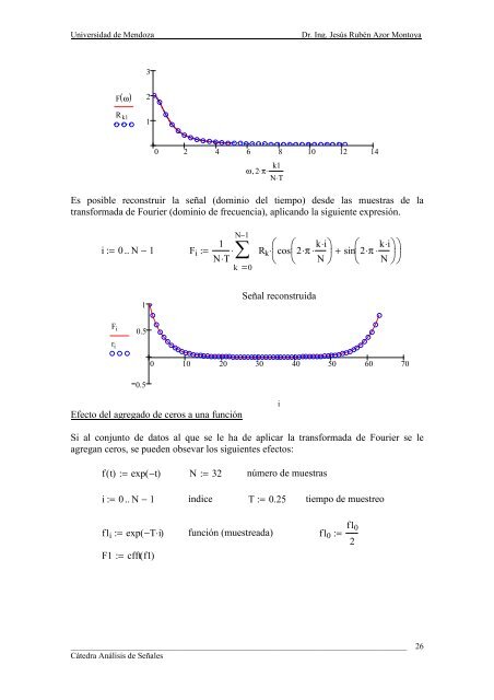 TRANSFORMADA DISCRETA DE FOURIER OBJETIVOS: • Migrar ...