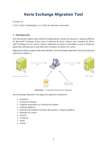 Kerio Exchange Migration Tool - Kerio Software Archive