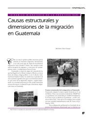 Causas estructurales y dimensiones de la migración en Guatemala