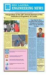 Sri Lanka Engineering News - IESL