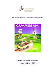 Ejercicios Cuaresmales para niños 2013 - Secretariado de Pastoral ...