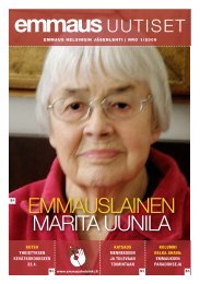 EMMAUSLAINEN MARITA UUNILA - Emmaus Helsinki