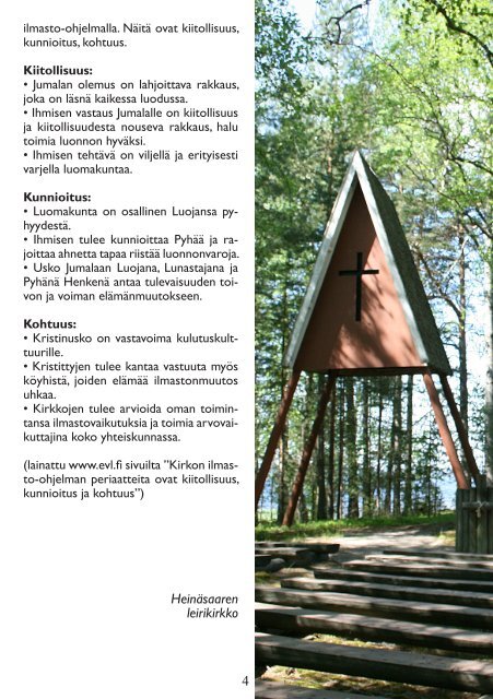 LAHDEN SEURAKUNTAYHTYMÄN ¤ YMPÄRISTÖOHJELMA