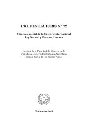 Prudentia Iuris N° 72, 2011 - Biblioteca Digital - Universidad ...