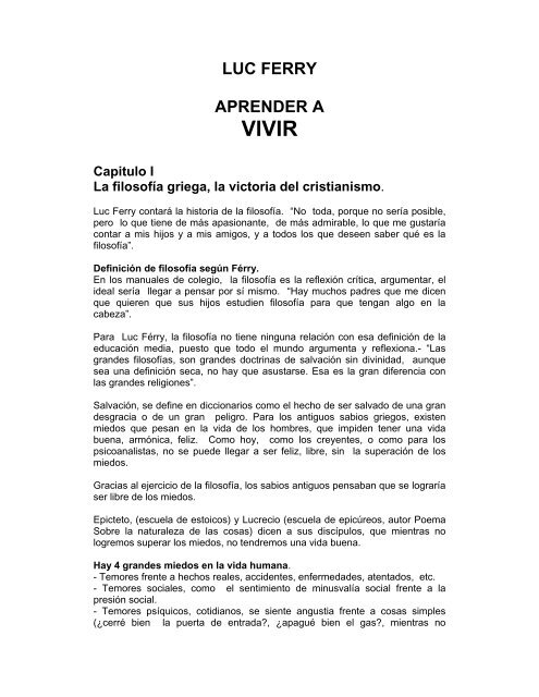 Aprender A Vivir Si Lees Se Nota