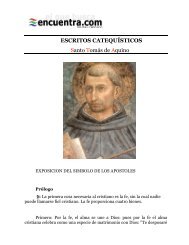 Santo Tomas de Aquino Escritos catequisticos encuentra