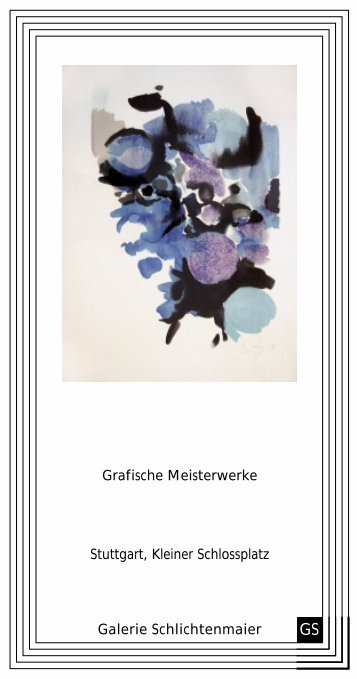 Leporello im pdf-Format (479 Kb) - bei der Galerie Schlichtenmaier
