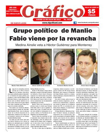 Grupo político de Manlio Fabio viene por la revancha - Periodico El ...