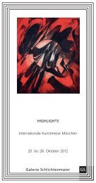 HIGHLIGHTS Internationale Kunstmesse München - bei der Galerie ...