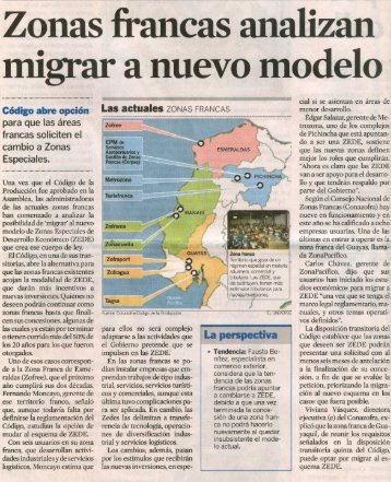 Zonas francas analizan migrar a nuevo modelo - AHK Ecuador