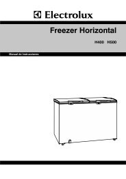 Congeladores Horizontales H420 y H520 - Electrolux