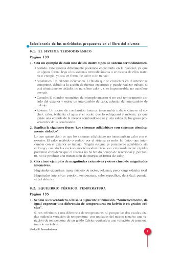 Solucionario de las actividades propuestas en el libro del alumno ...