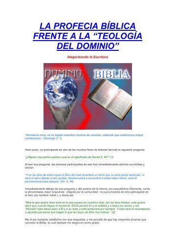 LA PROFECIA BIBLICA.pdf - Centro Rey