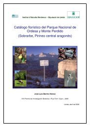 Catálogo florístico del Parque Nacional de Ordesa y Monte Perdido ...