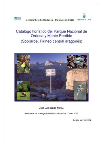 Catálogo florístico del Parque Nacional de Ordesa y Monte Perdido ...