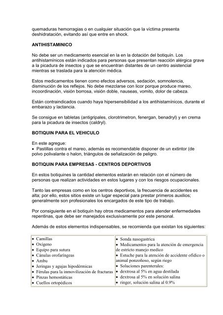 Manual de Primeros Auxilios para el Primer Respondiente Autor