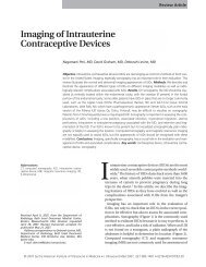 Imaging of Intrauterine Contraceptive Devices - Journal of ...