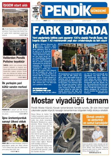 gazeteyi görmek için tıklayınız... - Pendik Belediyesi