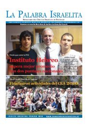 7 Enero 2011 - La Palabra Israelita