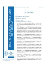 Sumario - Boletín Oficial del Principado de Asturias