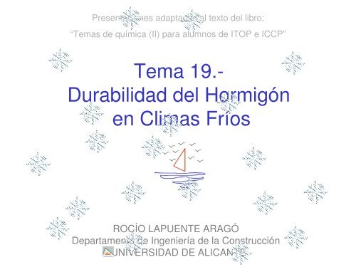 Tema 19.-Durabilidad de los Materiales clima frio.pdf - RUA ...