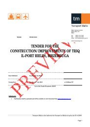 tender for the construction/improvements of triq il-port hieles ...