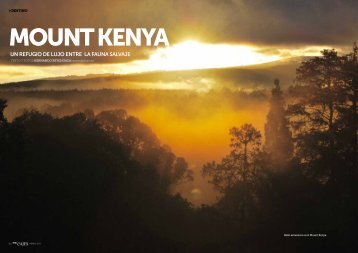 Mount Kenia, un refugio de lujo entre la fauna salvaje - Altum