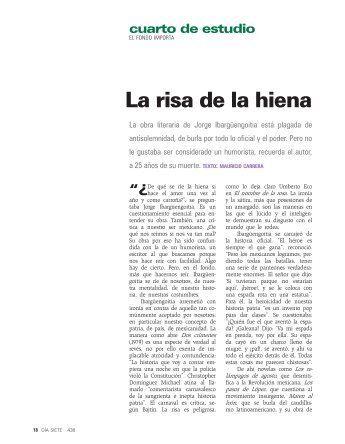 La risa de la hiena - diasiete.com