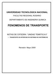 FENOMENOS DE TRANSPORTE - Utn