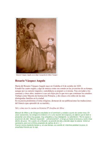 Rosario Vázquez Angulo - Andalucía comunidad cultural