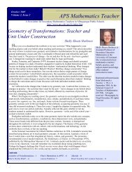 Math Newsletter - Albuquerque Public Schools
