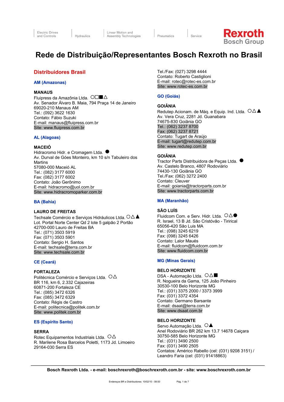 80 Free Magazines From Boschrexroth Us Com