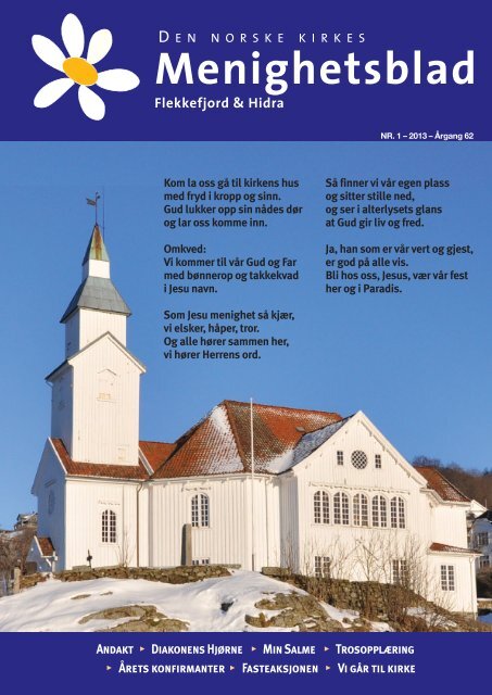 Menighetsblad - Flekkefjord kirke - Den norske kirke