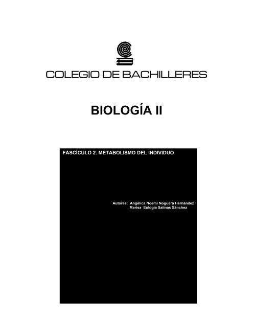 BIOLOGÍA II - Conevyt