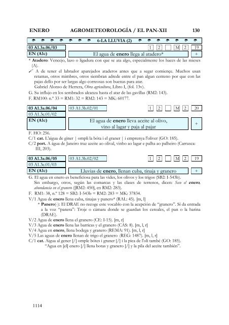 refranes en el calendario. propuesta de análisis y clasificación de ...