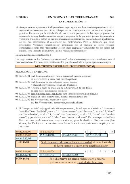 refranes en el calendario. propuesta de análisis y clasificación de ...