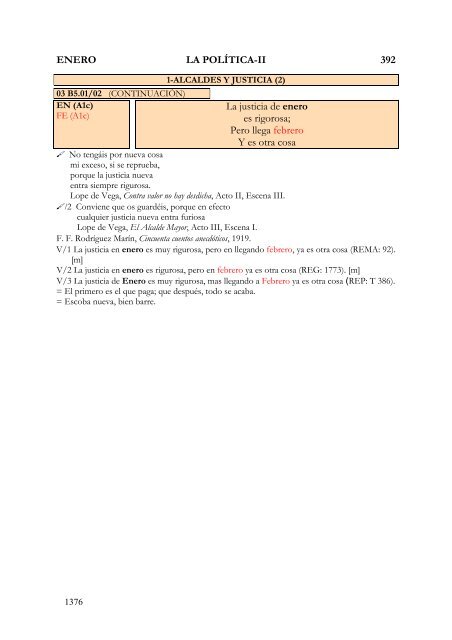 refranes en el calendario. propuesta de análisis y clasificación de ...