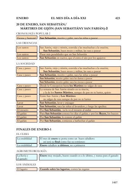 refranes en el calendario. propuesta de análisis y clasificación de ...