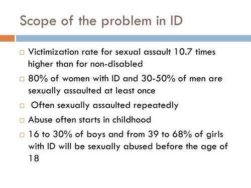 Sexual Exploitation of Young People with FASD - UBC ...