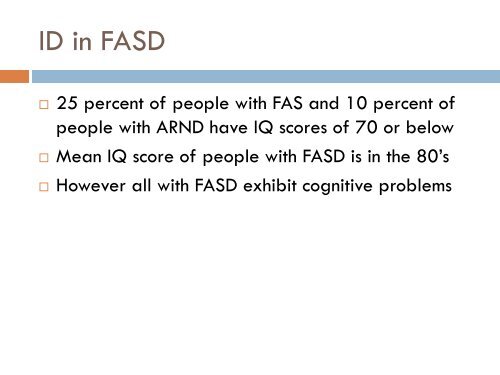 Sexual Exploitation of Young People with FASD - UBC ...