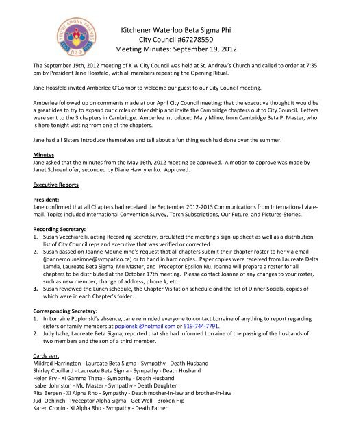 Kitchener Waterloo Beta Sigma Phi Nt Net