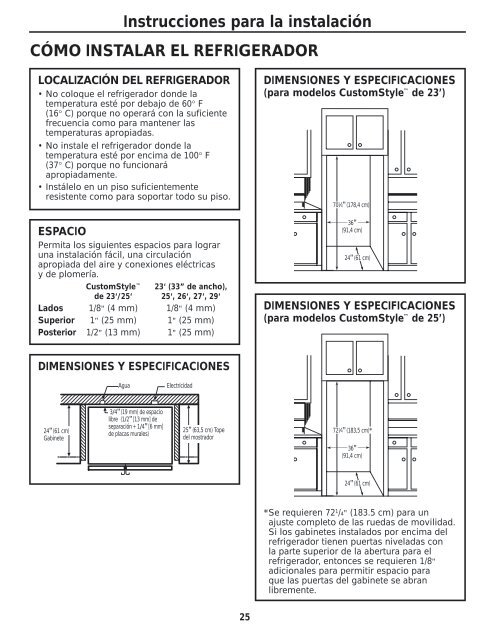 Installation Instructions - Mabe