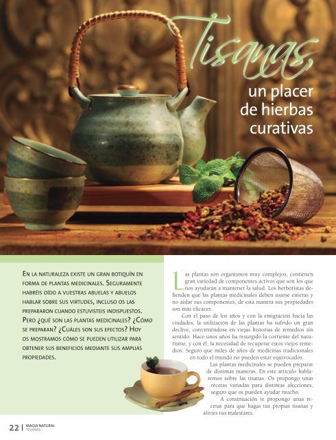 un placer de hierbas curativas - Revista Magia Natural