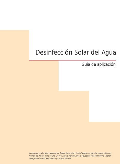 Desinfección Solar del Agua - Sodis