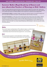 Summer Ballet (RAD) and Jazz (AToD) - Kids' Gallery